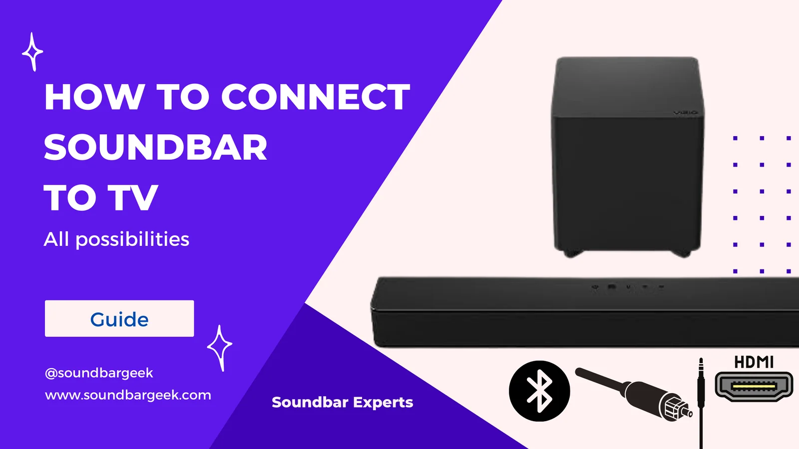 How to connect soundbar to TV