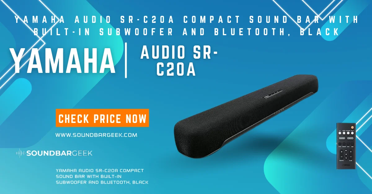 Yamaha Audio SR-C20A Compact Sound Bar